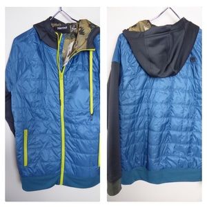 Marmot Martis Peak Hoodie Camping Camo Lining NWT